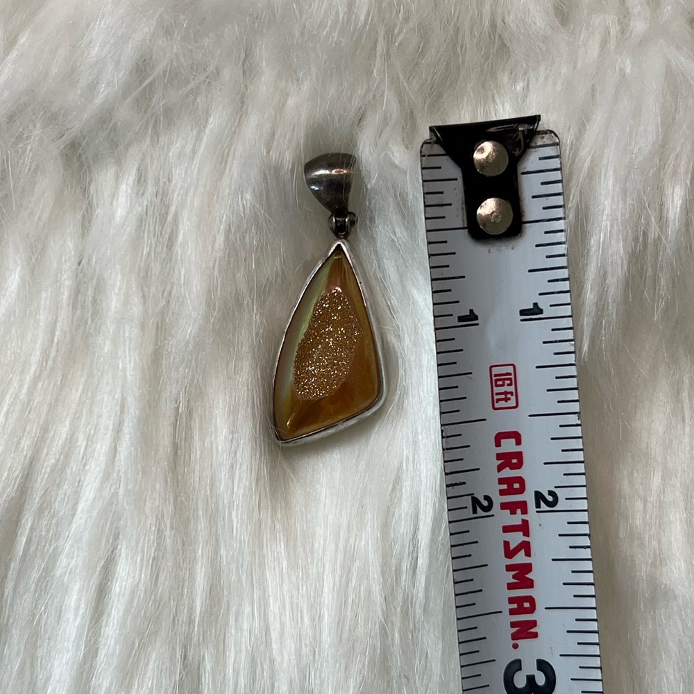 Orange Stone Pendant - Picture 3 of 3
